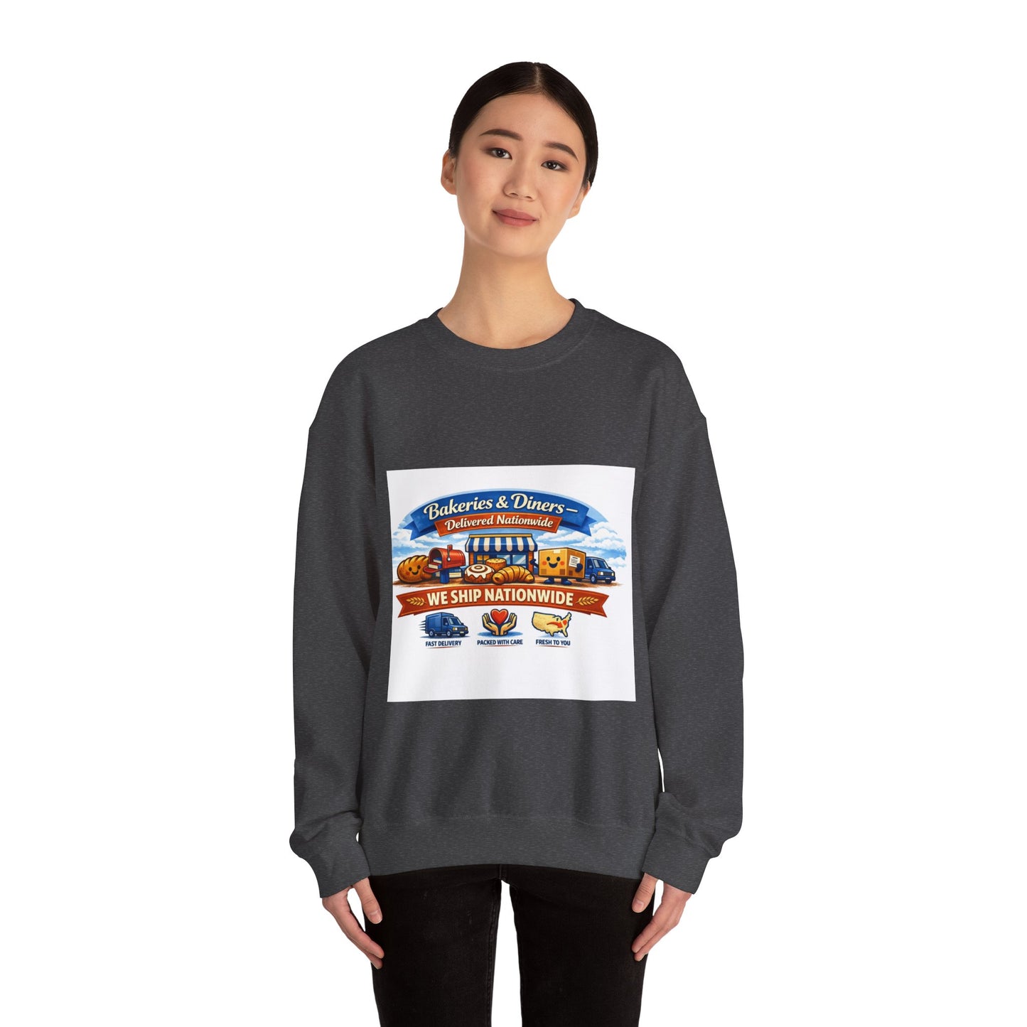 Bakery Diner Crewneck Sweatshirt – Unisex Heavy Blend™