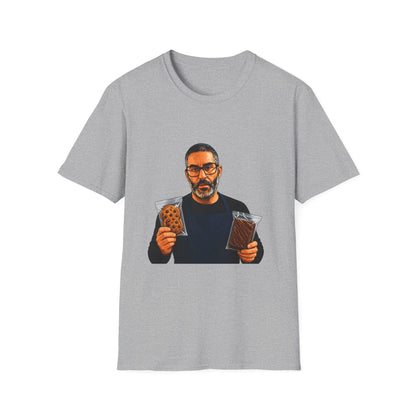 Money Man Graphic T-Shirt – Bold Wallet Portrait Tee for Men