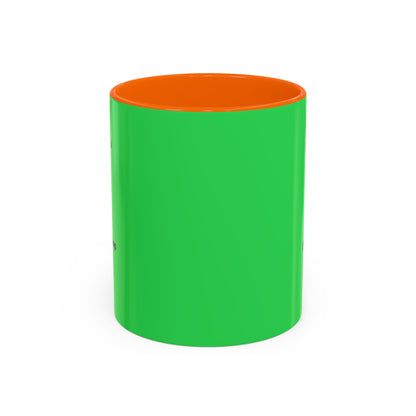 Accent Coffee Mug — 'Shop and Snacks' QR Code Promotional Coffee Mug (11/15 oz)