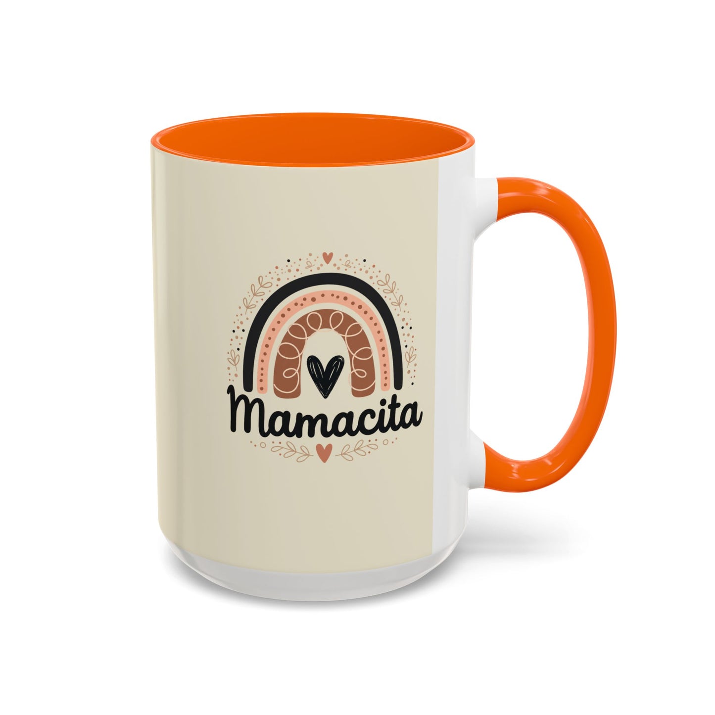 Mamacita Coffee Mug | Pink Rainbow Heart Accent Mug