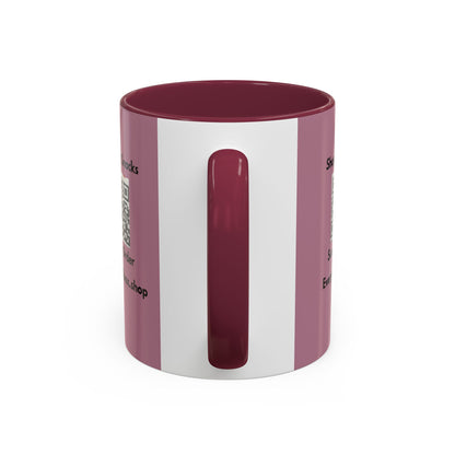 Shop & Snacks QR Code Coffee Mug | Custom Color 11oz & 15oz | Northeast Philly