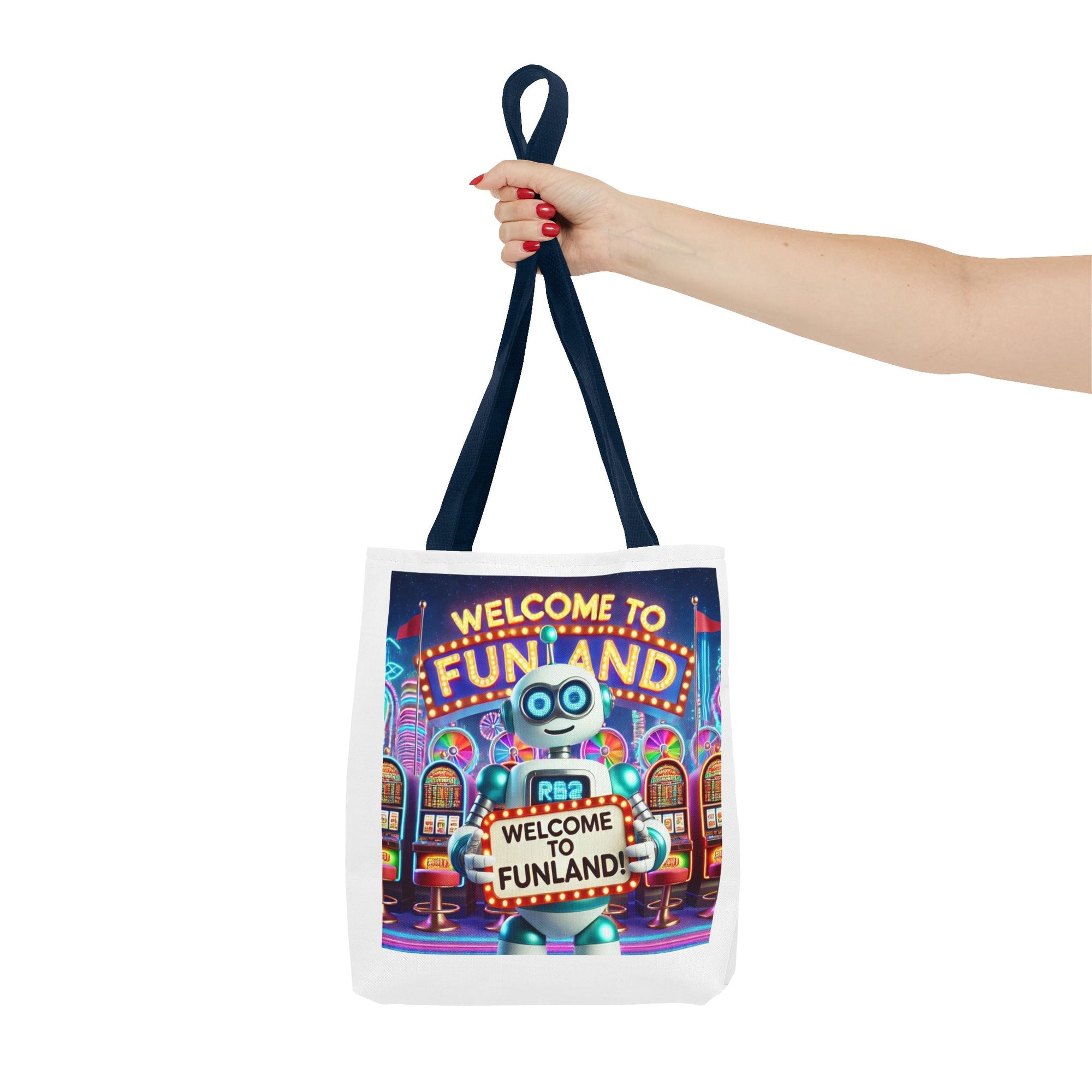 Robot Funland Tote: Adventure in Every Carry