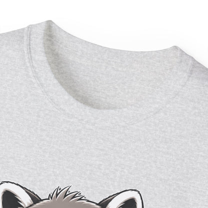 Cute Raccoon 'Coffee Makes Me Happy' Tee