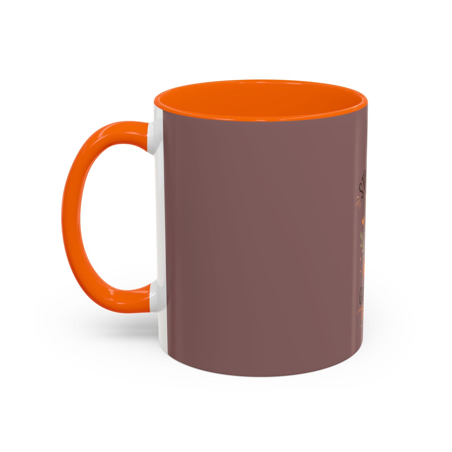 Stay Positive Fox Coffee Mug – 'Good Things Take Time' Inspirational Accent Mug