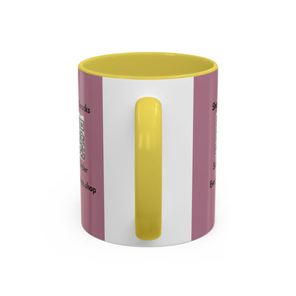 Shop & Snacks QR Code Coffee Mug | Custom Color 11oz & 15oz | Northeast Philly
