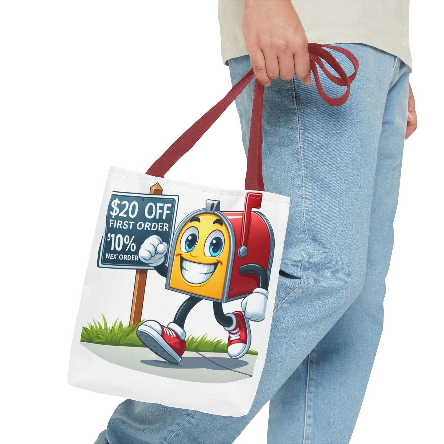 Smiling Mailbox Tote Bag