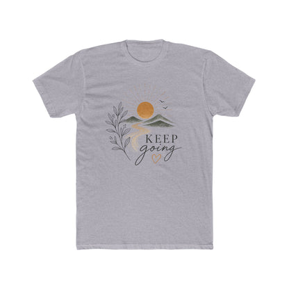 Keep Going Tee — Inspirational Mountain Sun Graphic T-Shirt | XS–4XL