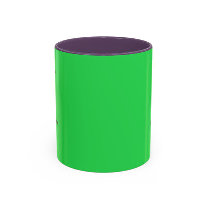 Accent Coffee Mug — 'Shop and Snacks' QR Code Promotional Coffee Mug (11/15 oz)