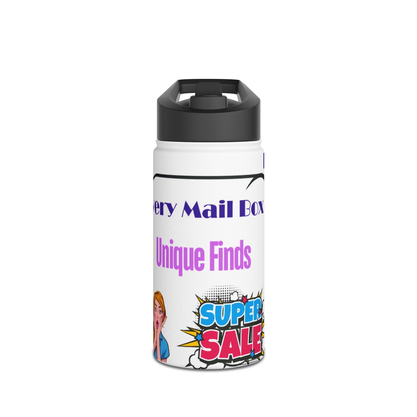 Stainless Steel Water Bottle, Standard Lid