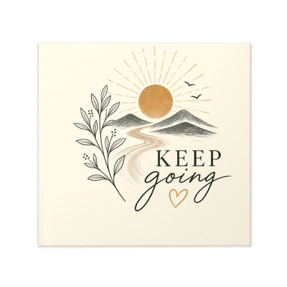Hardcover Photo Book — "Keep Going" Inspirational Memory Album