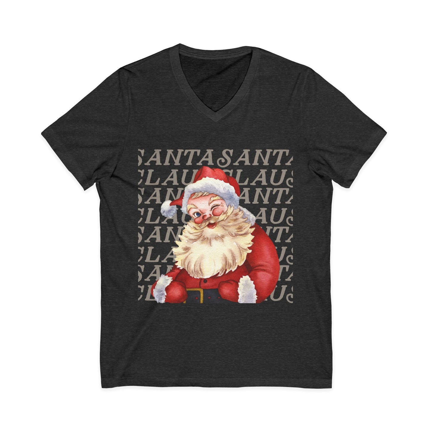 Unisex Jersey Short Sleeve V-Neck Tee