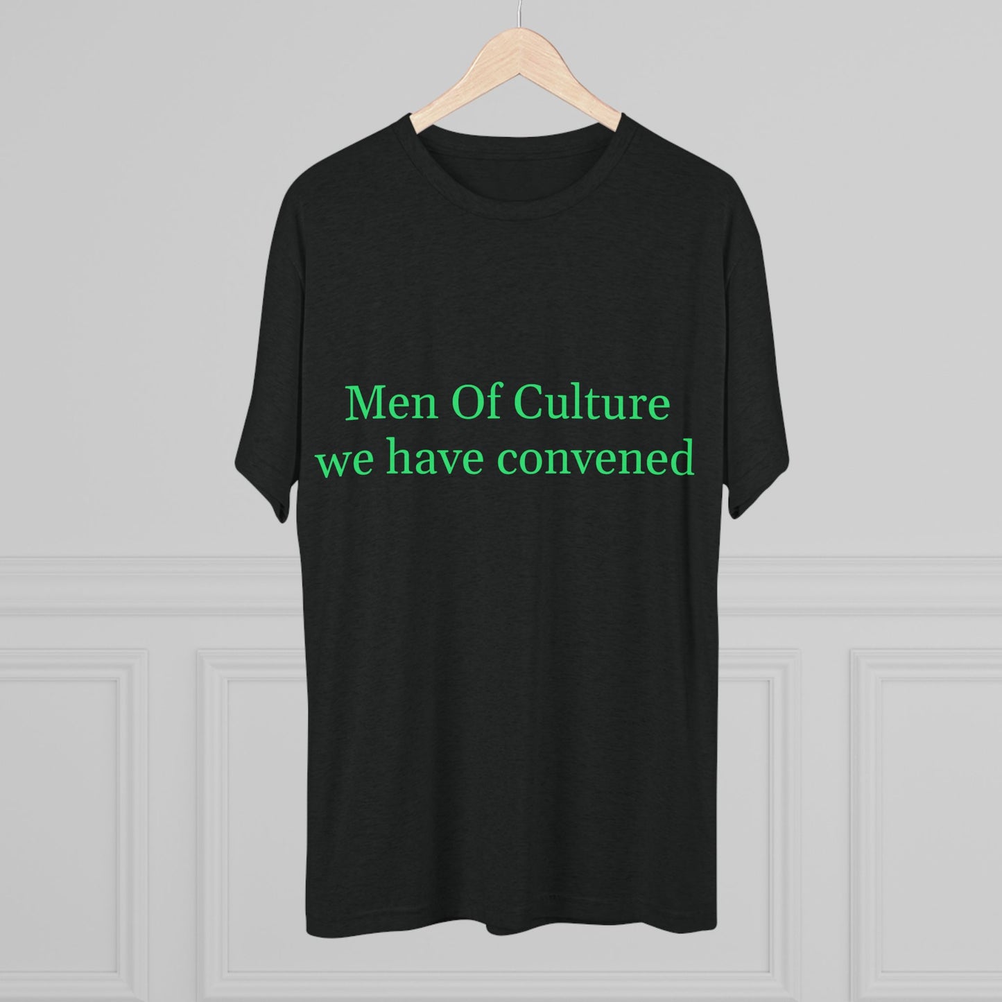 Men of Culture Tri‑Blend Tee with Fast Delivery