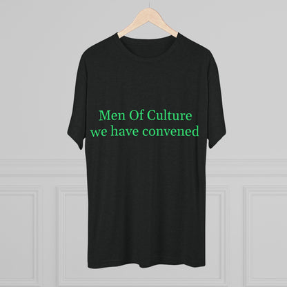 Men of Culture Tri‑Blend Tee with Fast Delivery