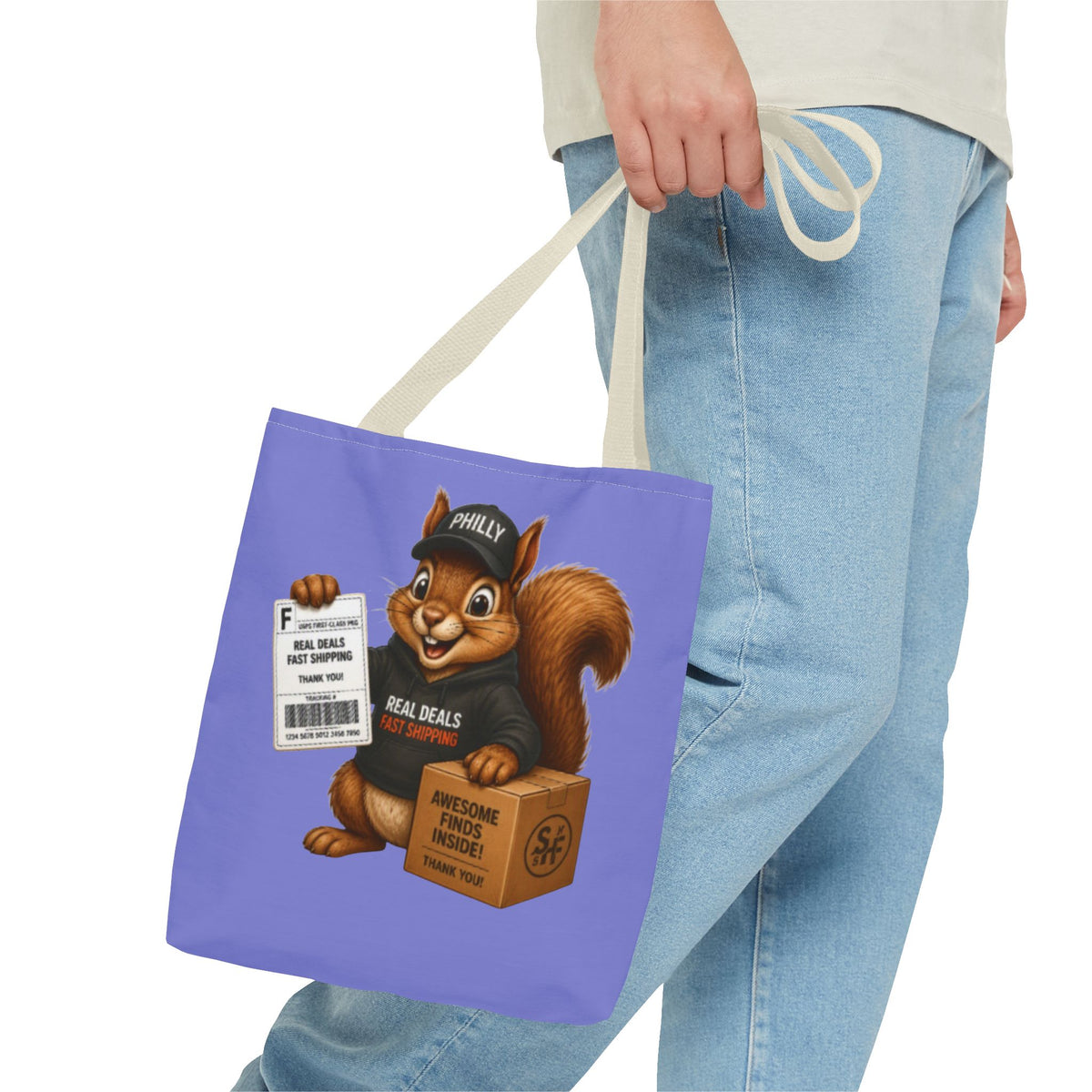 Squirrel Delivery Tote Bag – Global Nuts Design