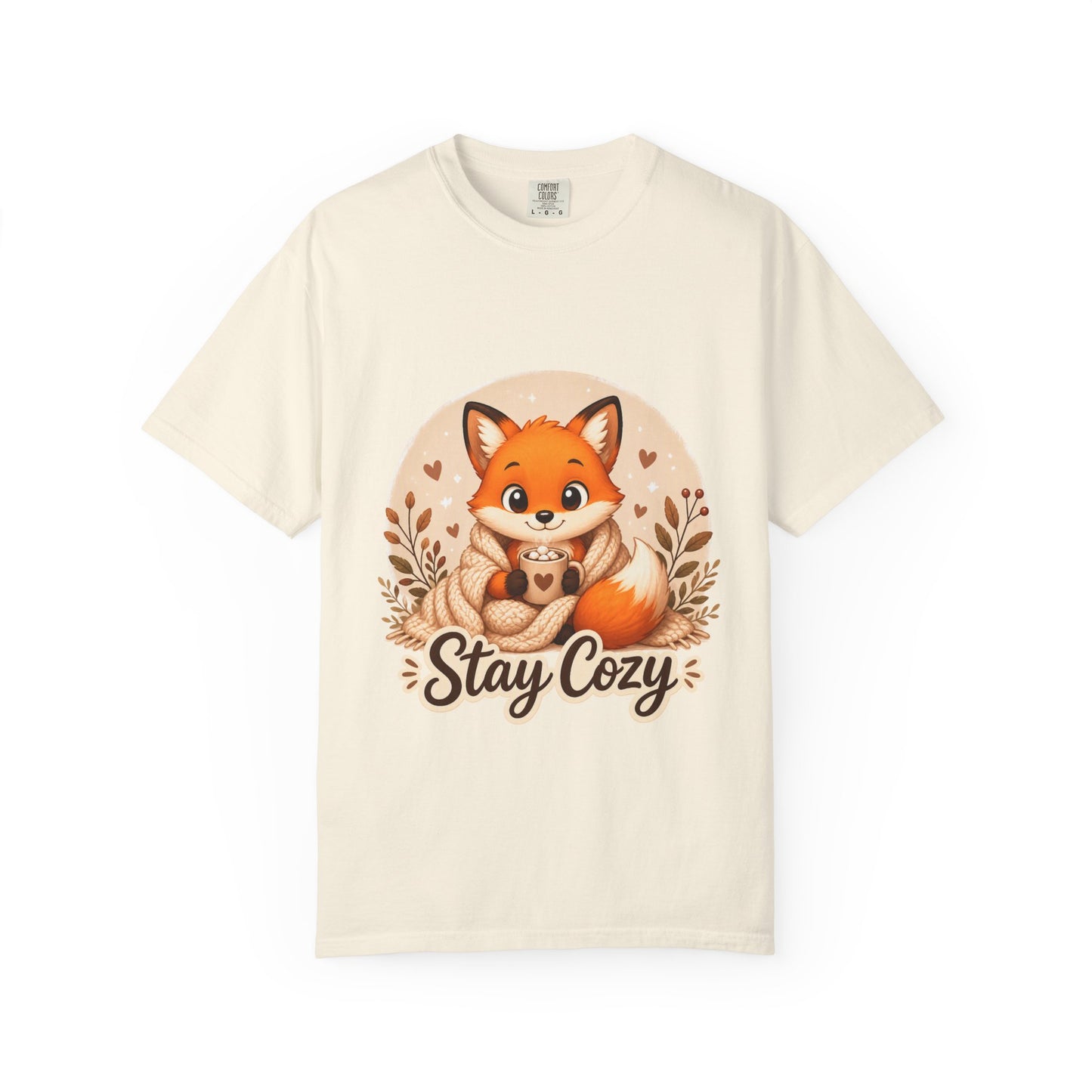 Stay Cozy Fox T-Shirt | Cute Autumn Woodland Graphic Tee
