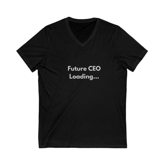 Future CEO Loading V-Neck Tee – Hustle Starts Early