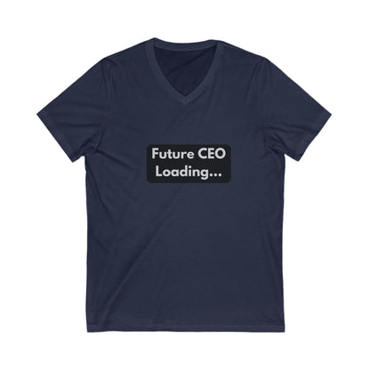 Future CEO Loading V-Neck Tee – Hustle Starts Early
