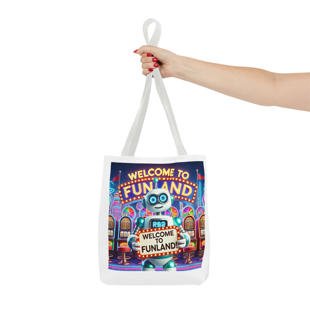 Robot Funland Tote: Adventure in Every Carry