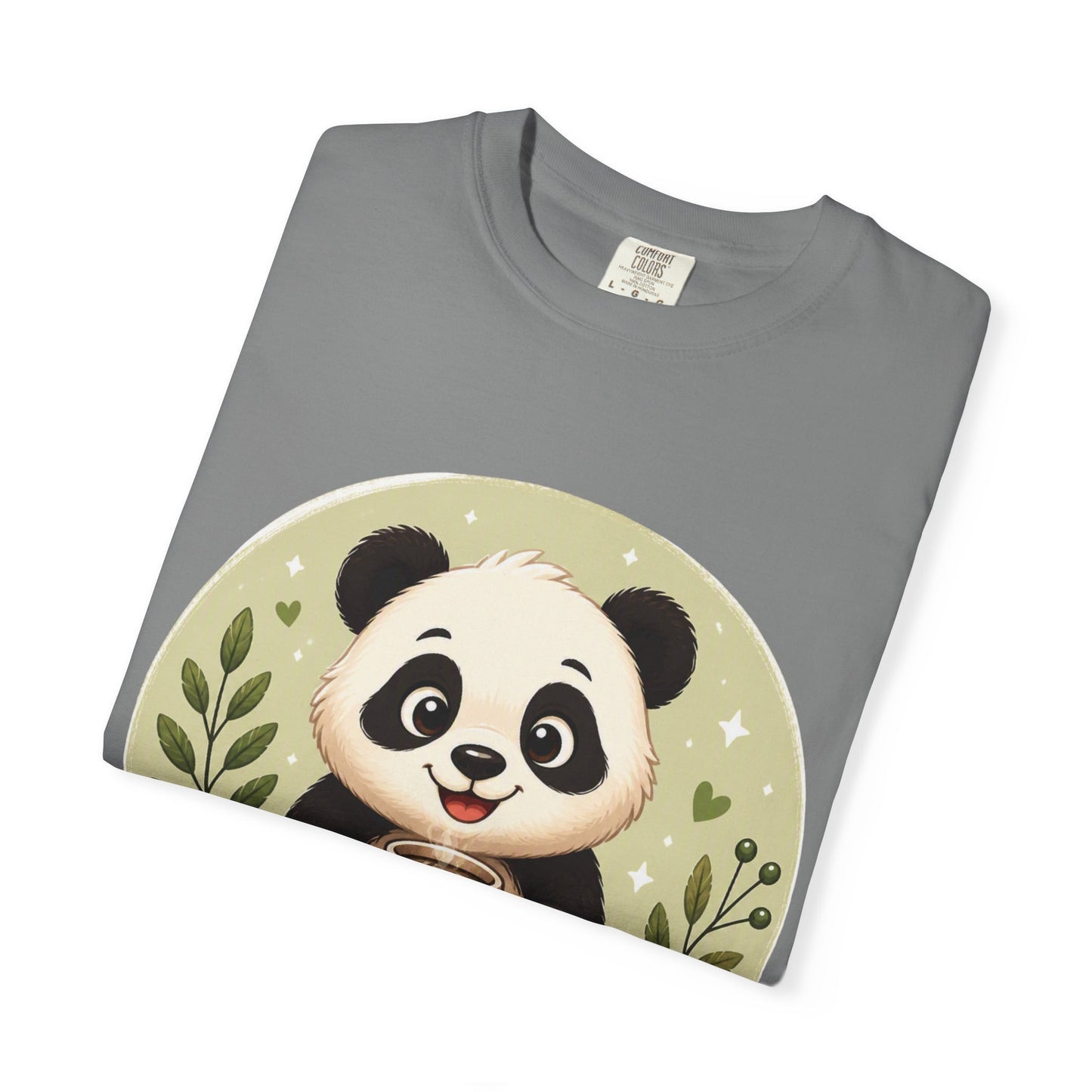 Good Energy Panda T-Shirt | Positive Vibes Cute Panda Graphic Tee for Women Men | Funny Motivational Animal Shirt | Soft Unisex Tee S–2XL