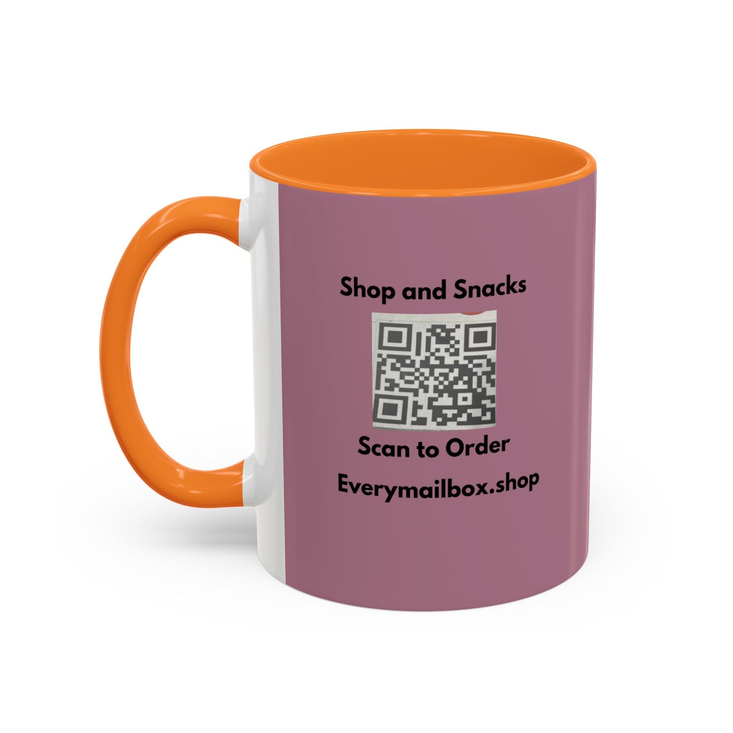 Shop & Snacks QR Code Coffee Mug | Custom Color 11oz & 15oz | Northeast Philly