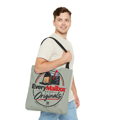 EveryMailbox Originals Logo Tote Bag – Mail Carrier & Delivery Enthusiast Canvas Tote