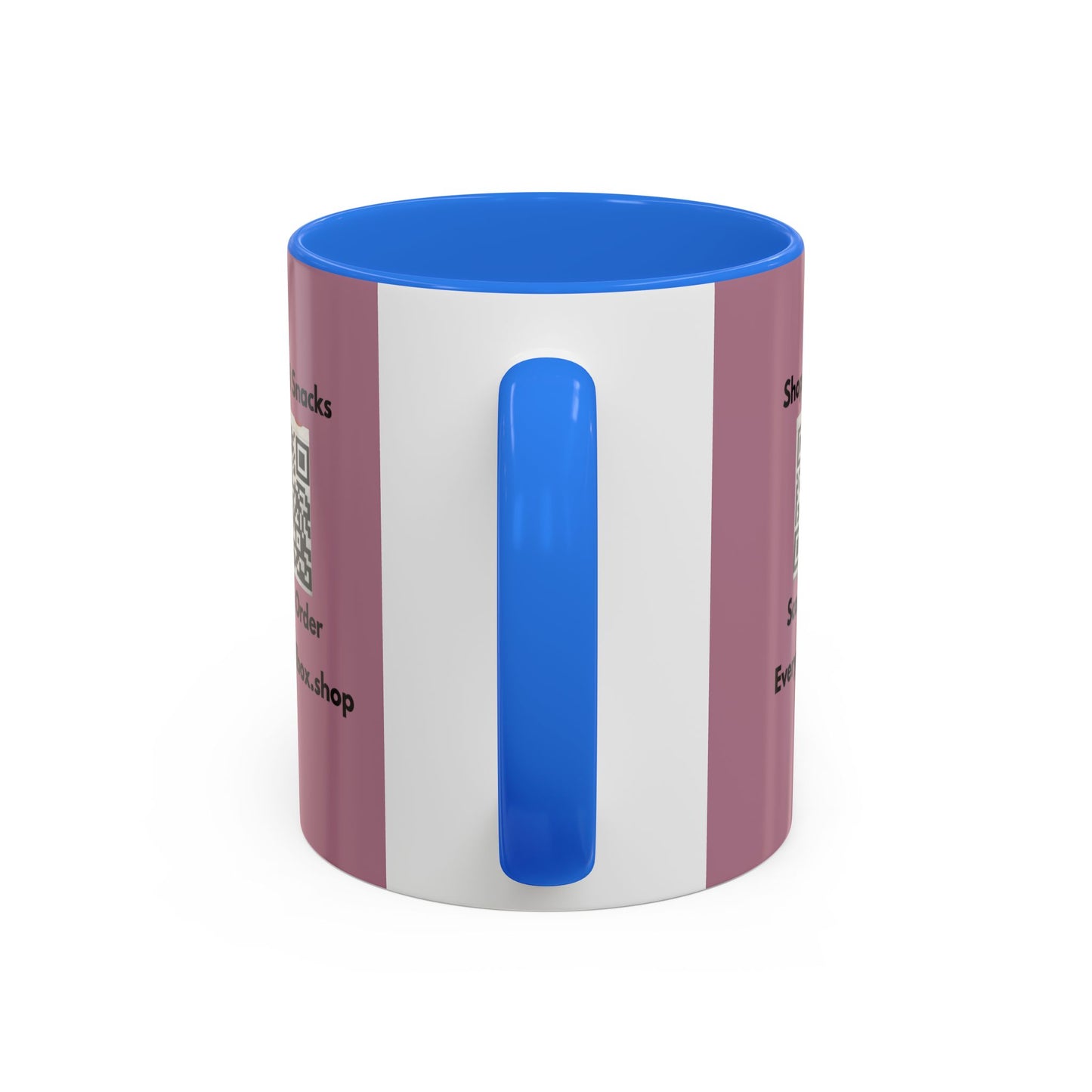 Shop & Snacks QR Code Coffee Mug | Custom Color 11oz & 15oz | Northeast Philly