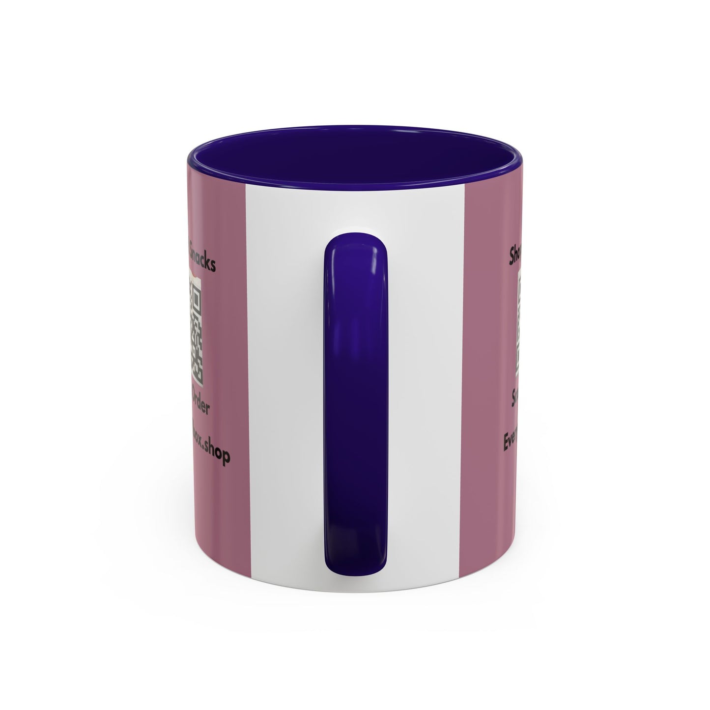 Shop & Snacks QR Code Coffee Mug | Custom Color 11oz & 15oz | Northeast Philly