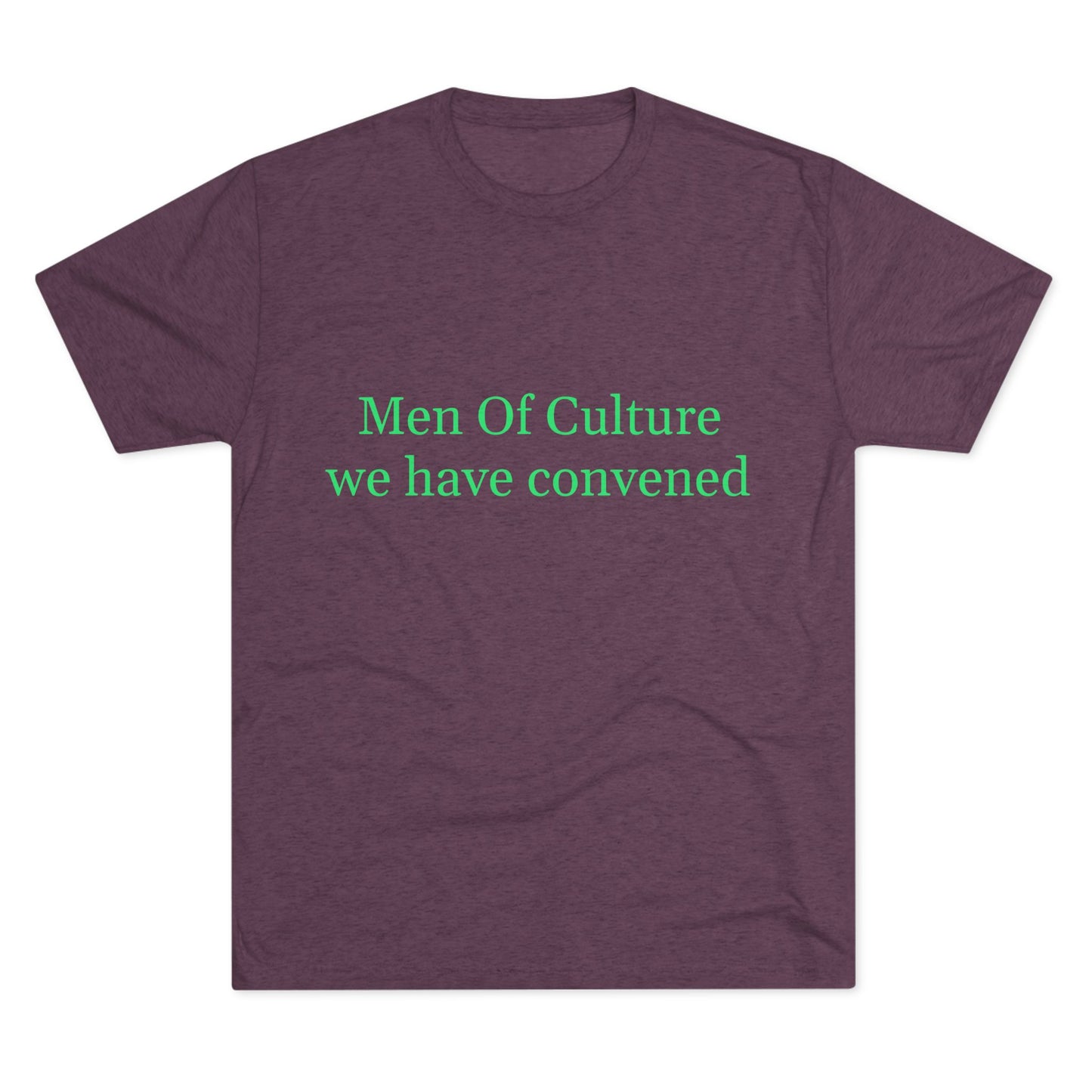 Men of Culture Tri‑Blend Tee with Fast Delivery