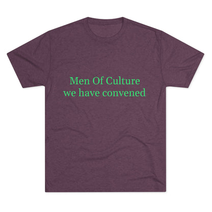 Men of Culture Tri‑Blend Tee with Fast Delivery