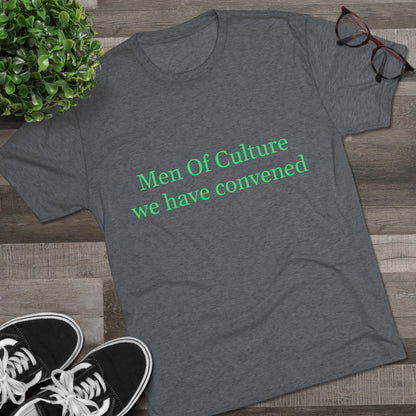 Men of Culture Tri‑Blend Tee with Fast Delivery