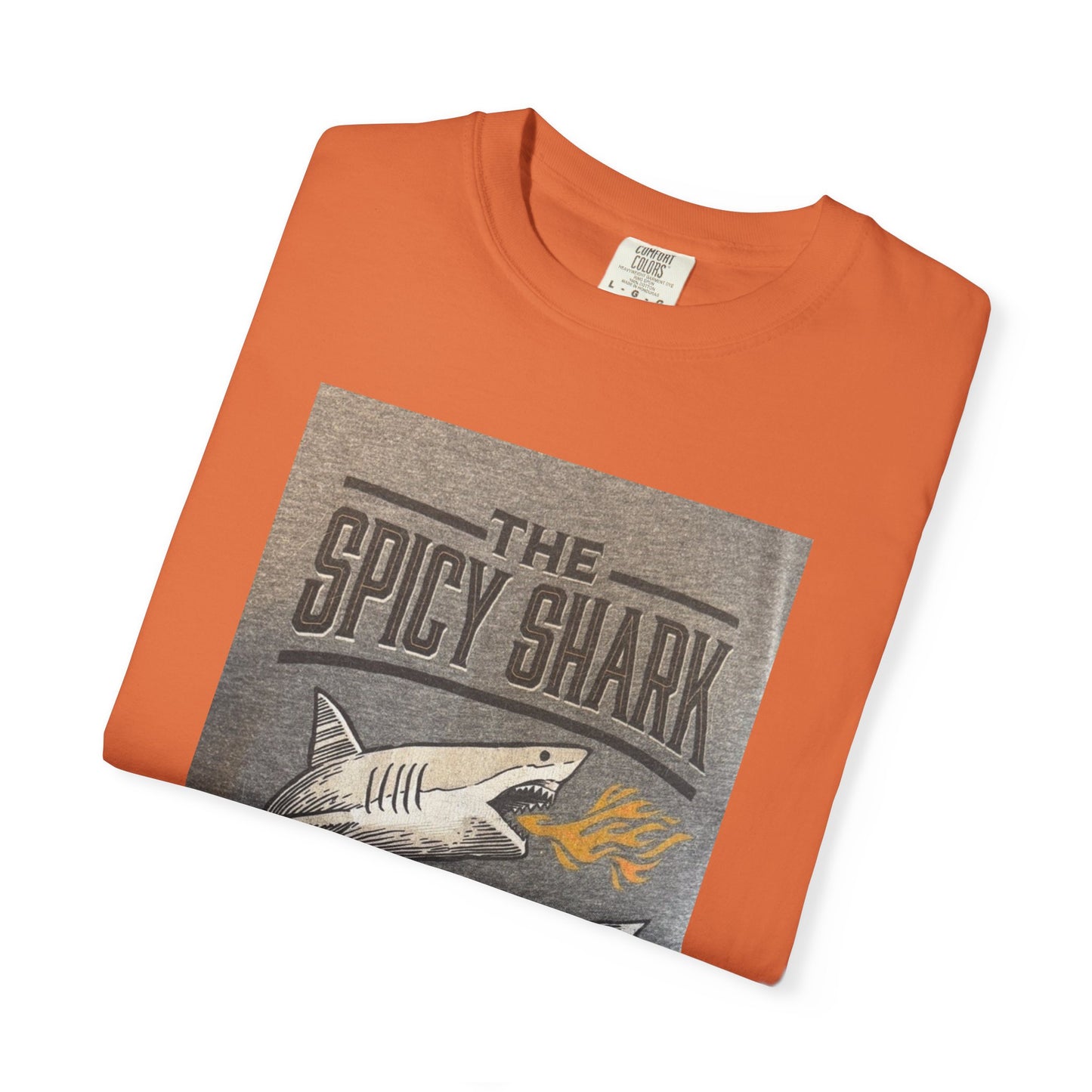 Spicy Shark Unisex T-Shirt | Relaxed Fit, Beachwear & BBQ Gift Idea