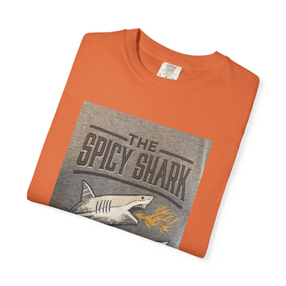 Spicy Shark Unisex T-Shirt | Relaxed Fit, Beachwear & BBQ Gift Idea