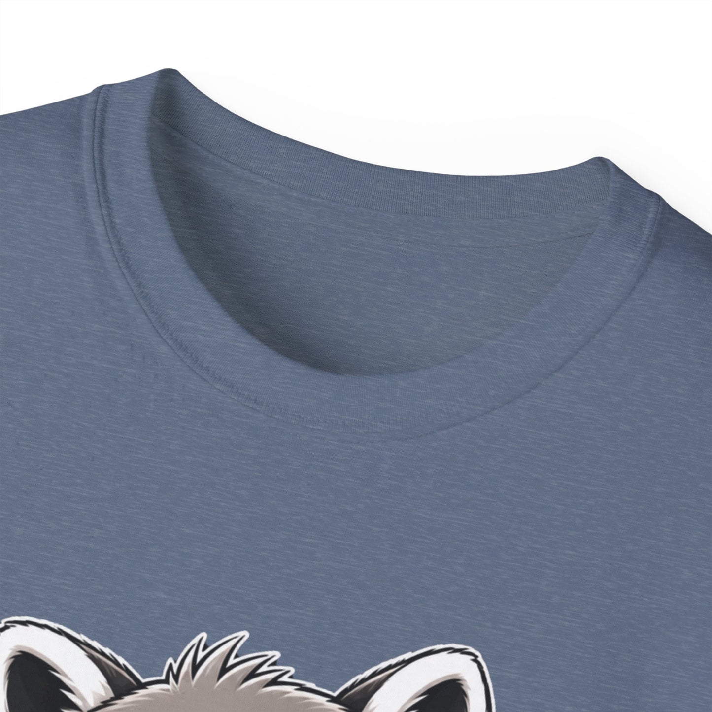 Cute Raccoon 'Coffee Makes Me Happy' Tee