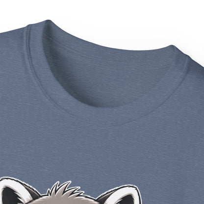 Cute Raccoon 'Coffee Makes Me Happy' Tee