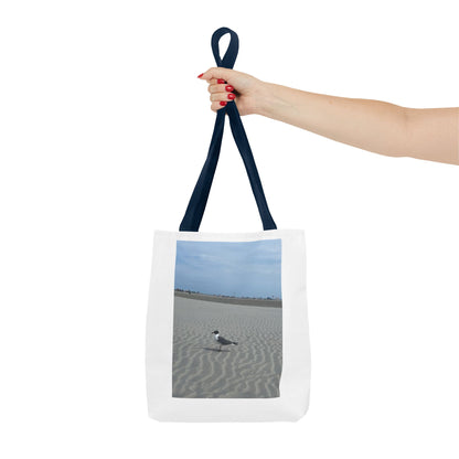 Seagull Beach Photo Tote Bag — Coastal Canvas Tote