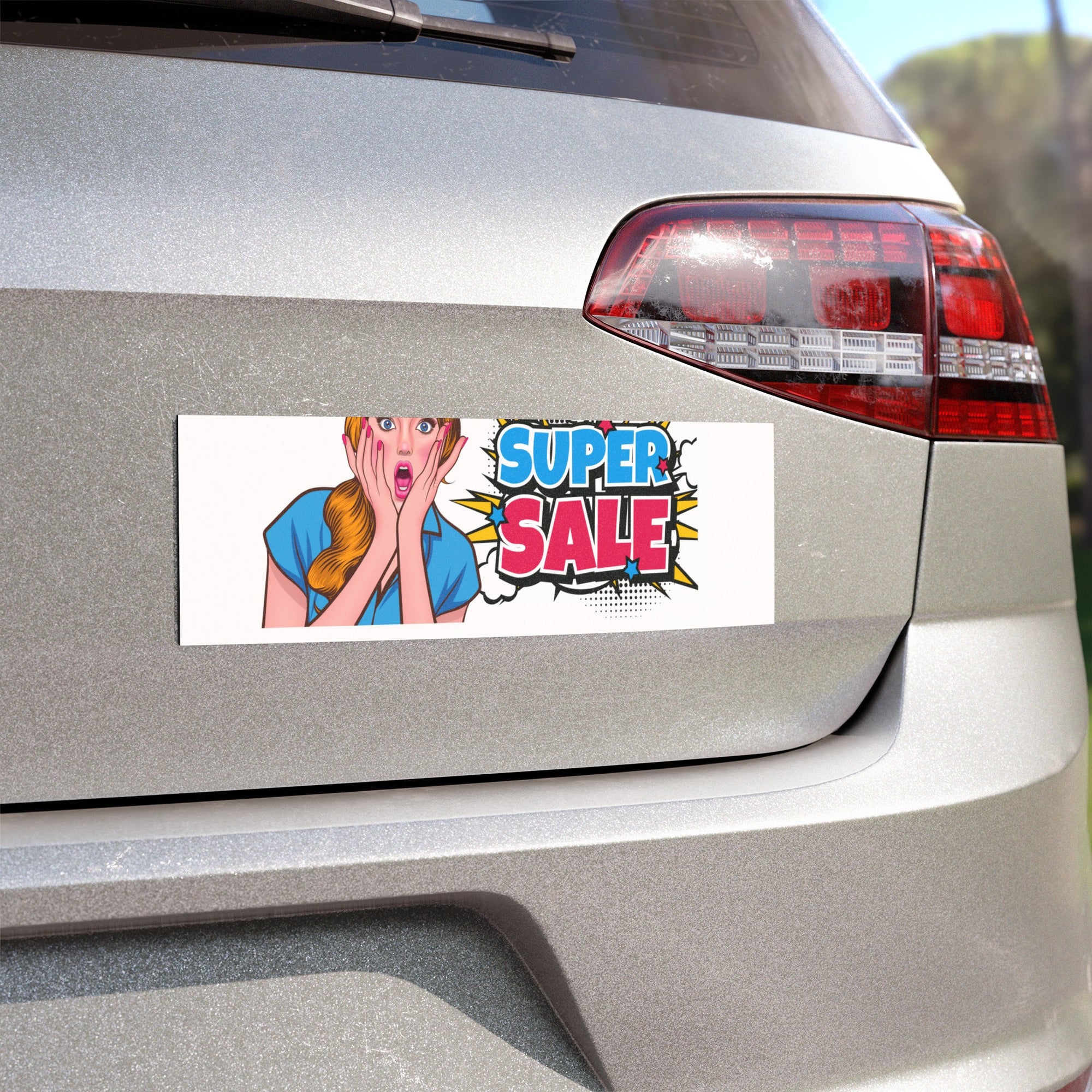 Woman super sale Car Magnets