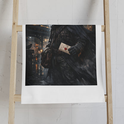 Bold Urban Art Towel – Philly Shadow Courier Design