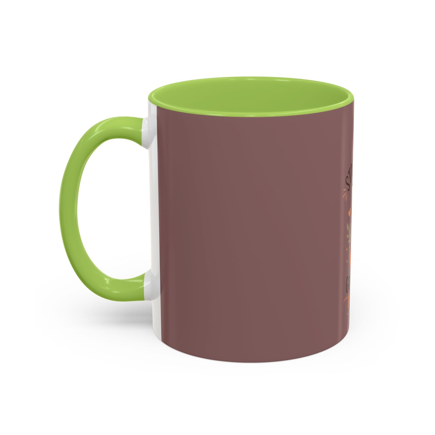 Stay Positive Fox Coffee Mug – 'Good Things Take Time' Inspirational Accent Mug