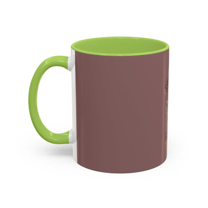 Stay Positive Fox Coffee Mug – 'Good Things Take Time' Inspirational Accent Mug