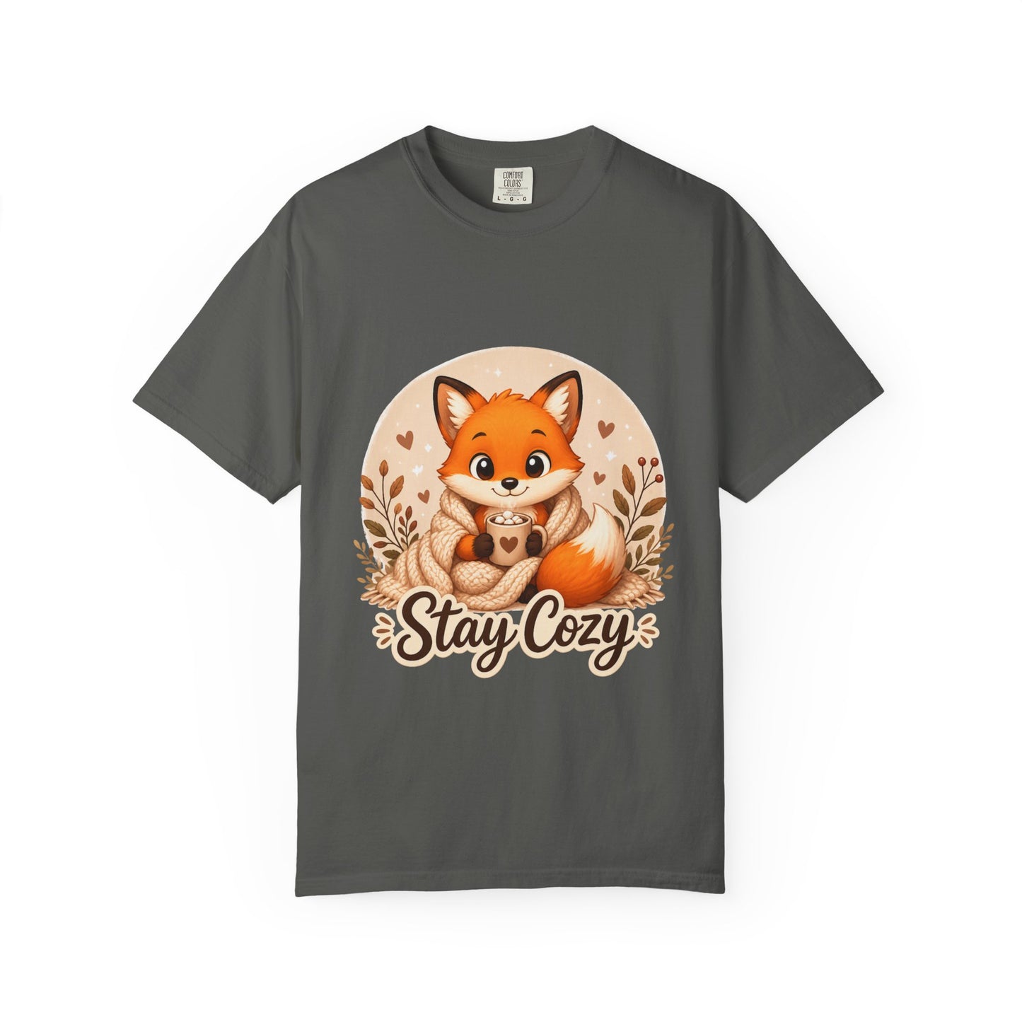 Stay Cozy Fox T-Shirt | Cute Autumn Woodland Graphic Tee