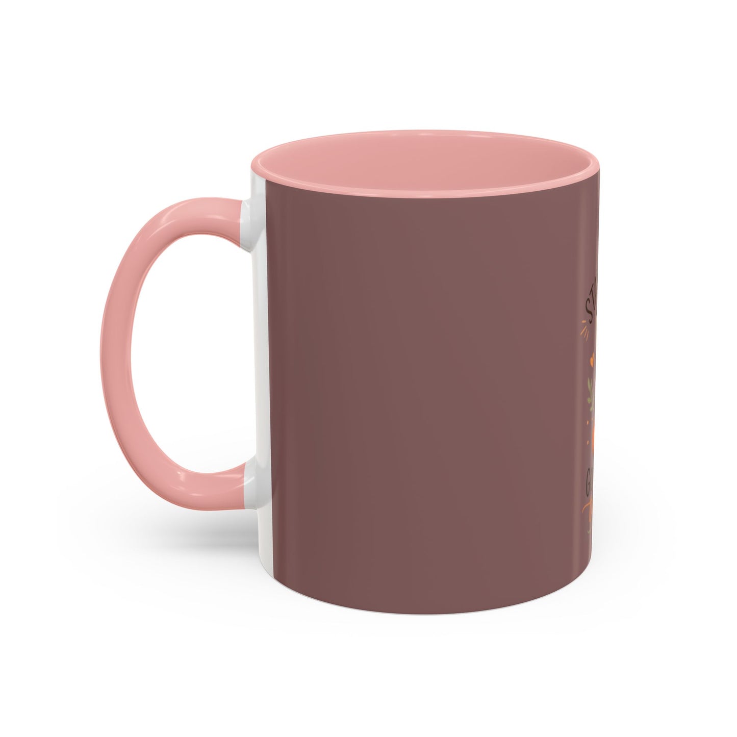 Stay Positive Fox Coffee Mug – 'Good Things Take Time' Inspirational Accent Mug