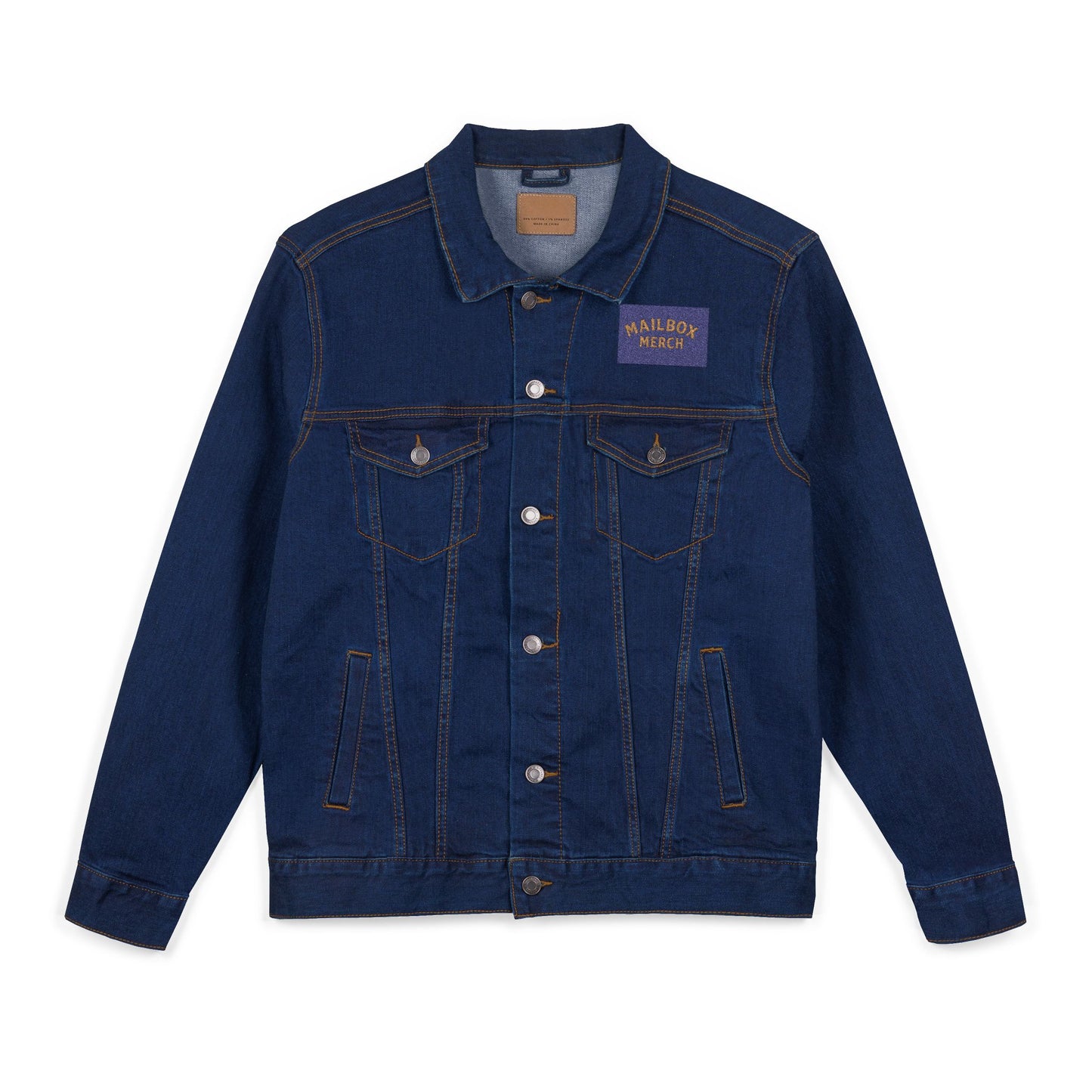 Bold Embroidered Denim Jacket – Unique, Stylish & Unisex