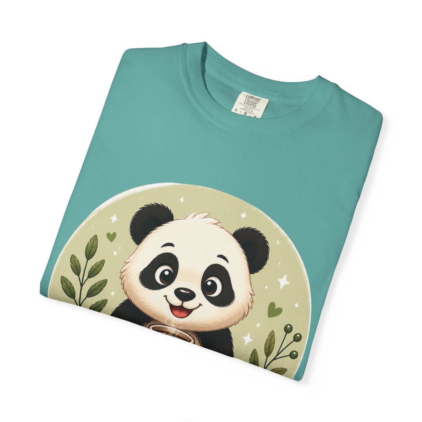 Good Energy Panda T-Shirt | Positive Vibes Cute Panda Graphic Tee for Women Men | Funny Motivational Animal Shirt | Soft Unisex Tee S–2XL