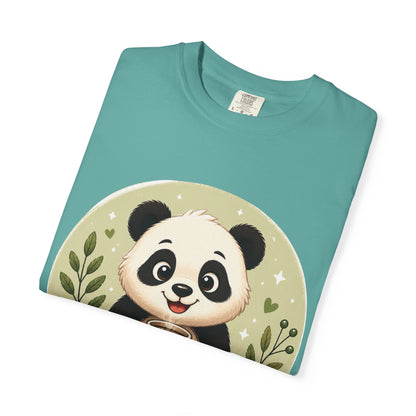 Good Energy Panda T-Shirt | Positive Vibes Cute Panda Graphic Tee for Women Men | Funny Motivational Animal Shirt | Soft Unisex Tee S–2XL