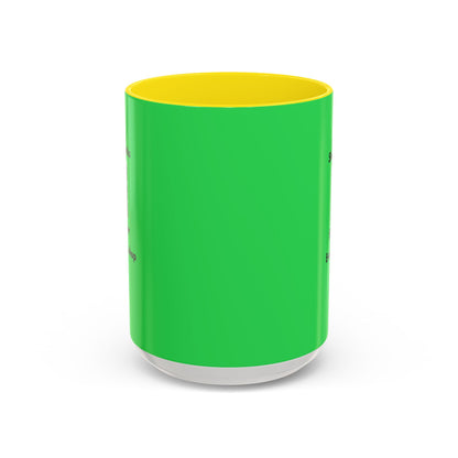 Accent Coffee Mug — 'Shop and Snacks' QR Code Promotional Coffee Mug (11/15 oz)