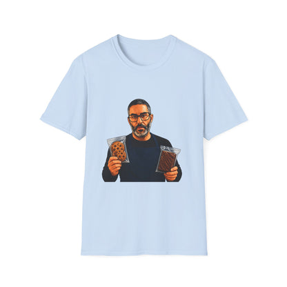 Money Man Graphic T-Shirt – Bold Wallet Portrait Tee for Men
