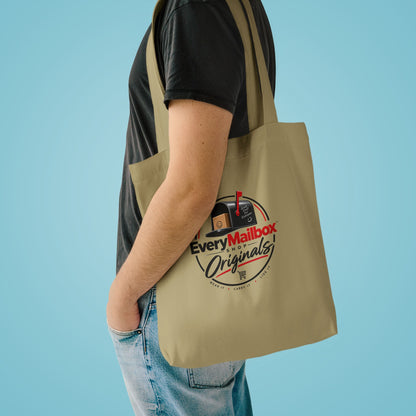 Cotton Tote Bag - Mailbox Graphic Reusable Shopping Bag