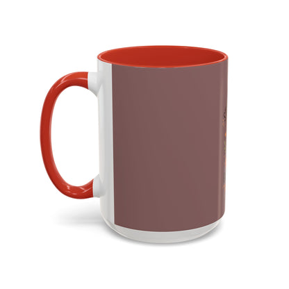 Stay Positive Fox Coffee Mug – 'Good Things Take Time' Inspirational Accent Mug