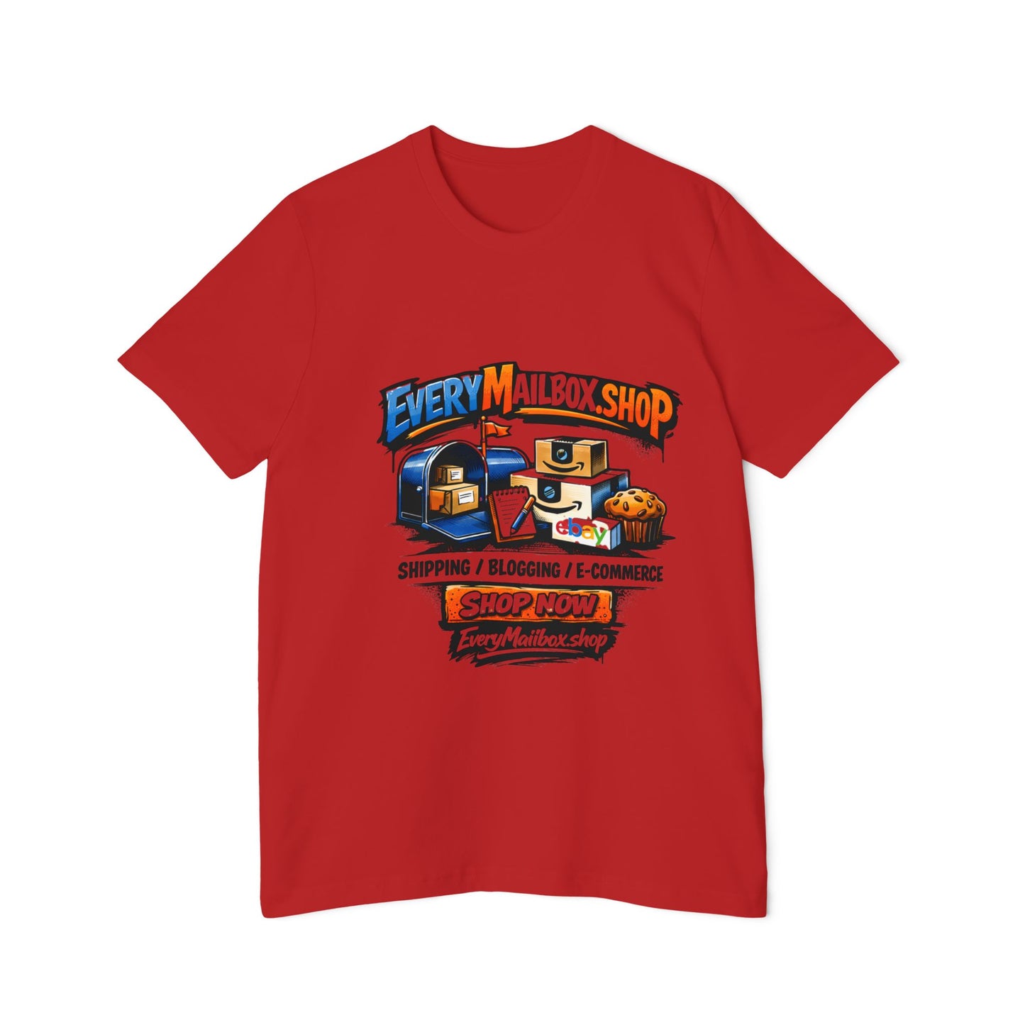 Every Mailbox Shop T-Shirt | Shipping & E-Commerce Logo Tee for Entrepreneurs