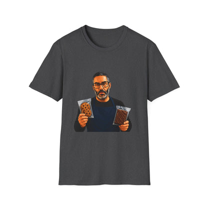 Money Man Graphic T-Shirt – Bold Wallet Portrait Tee for Men